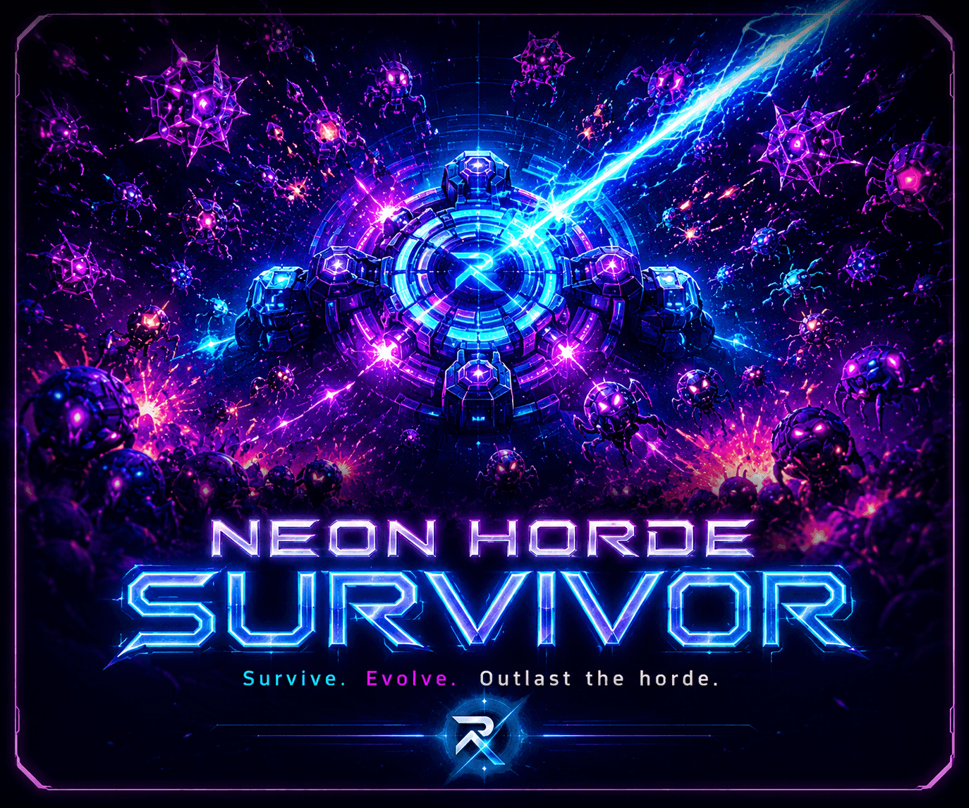 Neon Horde Survivor